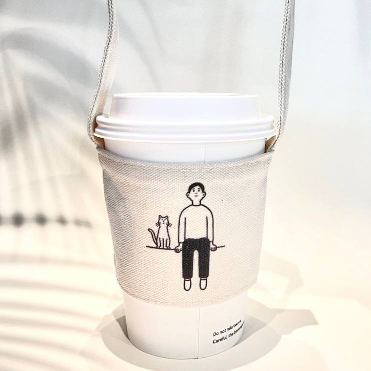 Customisable Canvas Cup Sleeves