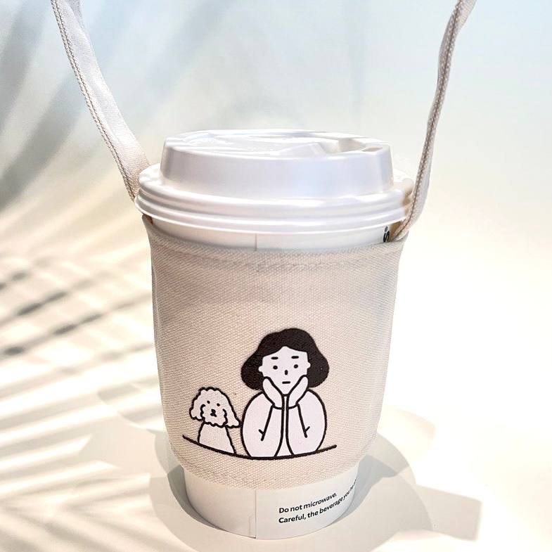 Customisable Canvas Cup Sleeves