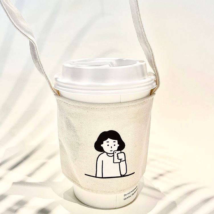 Customisable Canvas Cup Sleeves