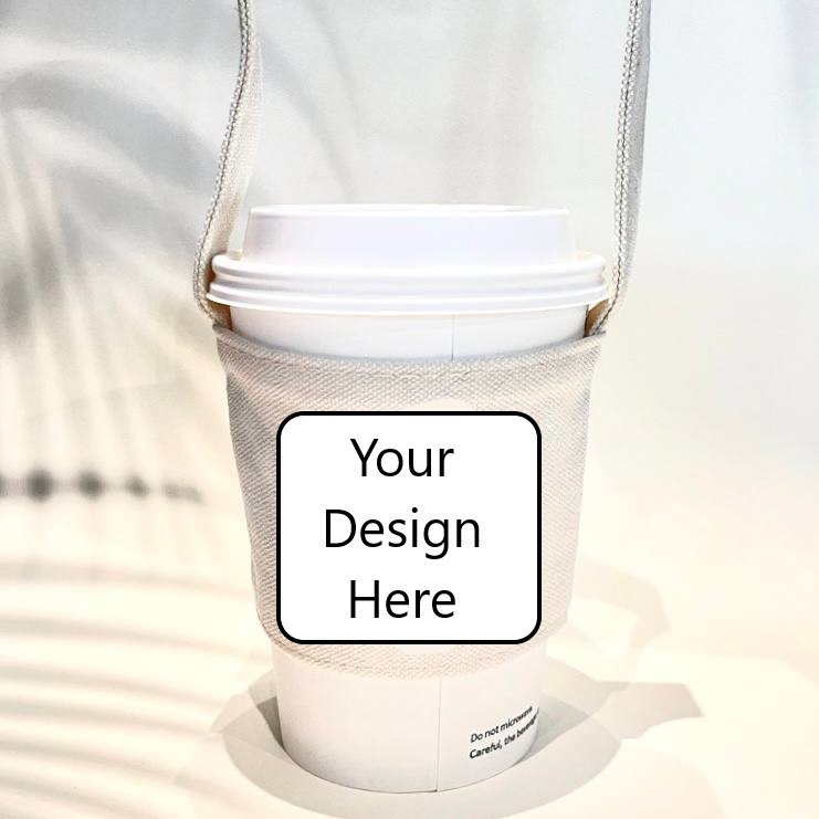 Customisable Canvas Cup Sleeves